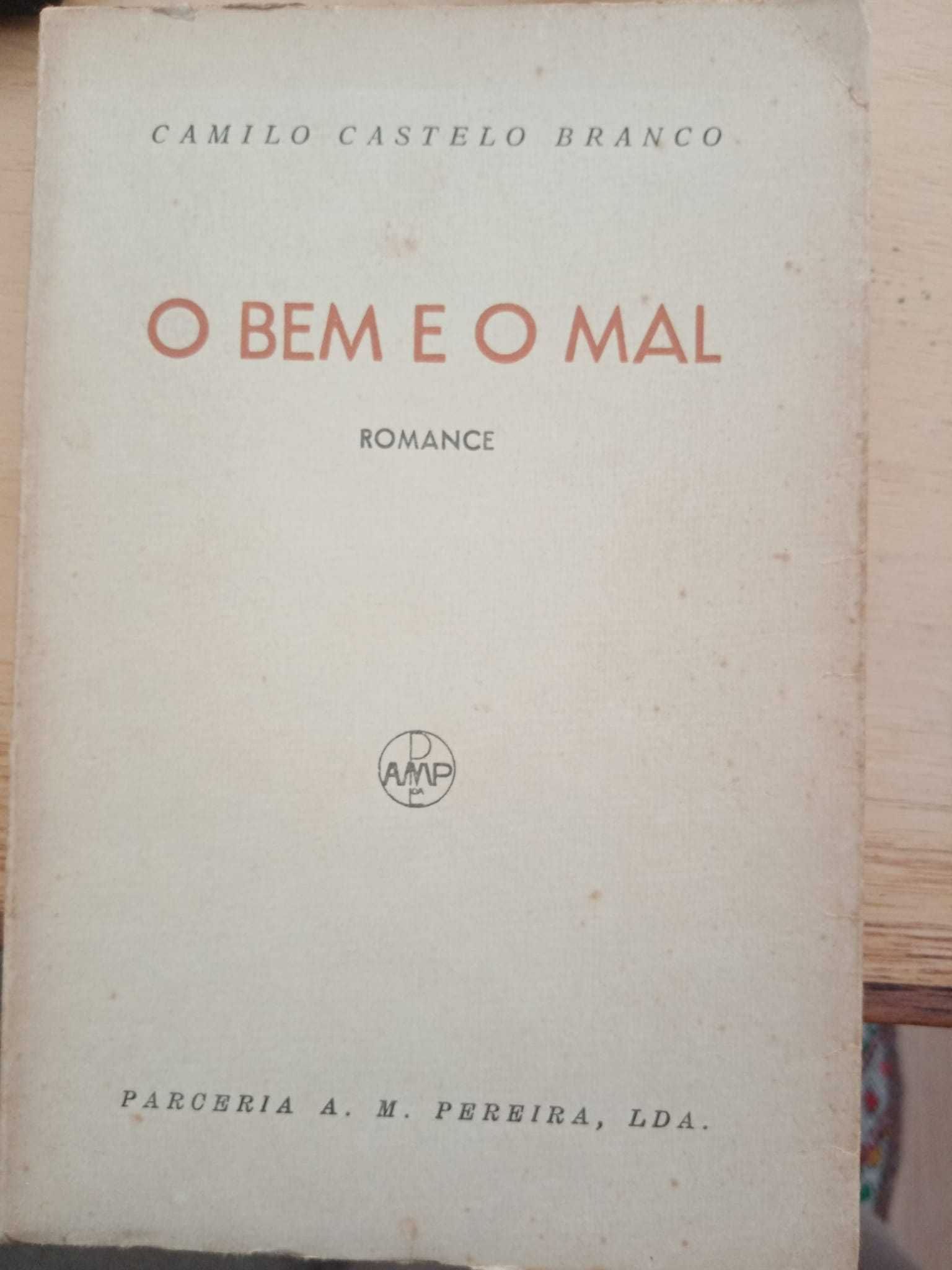 Romance O Bem e O Mal, Camilo Castelo Branco, edição 1971