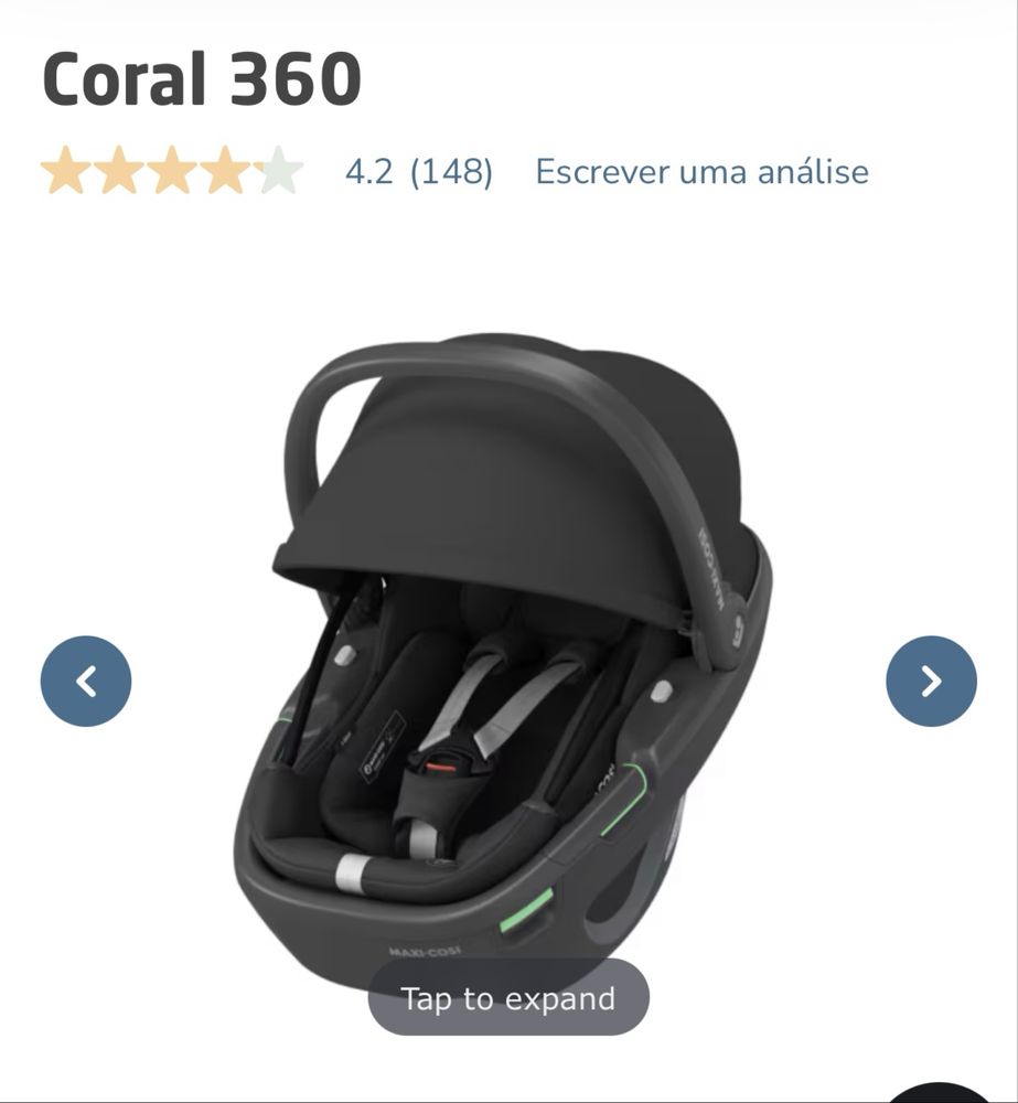 Cadeira ( ovo )Coral 360
