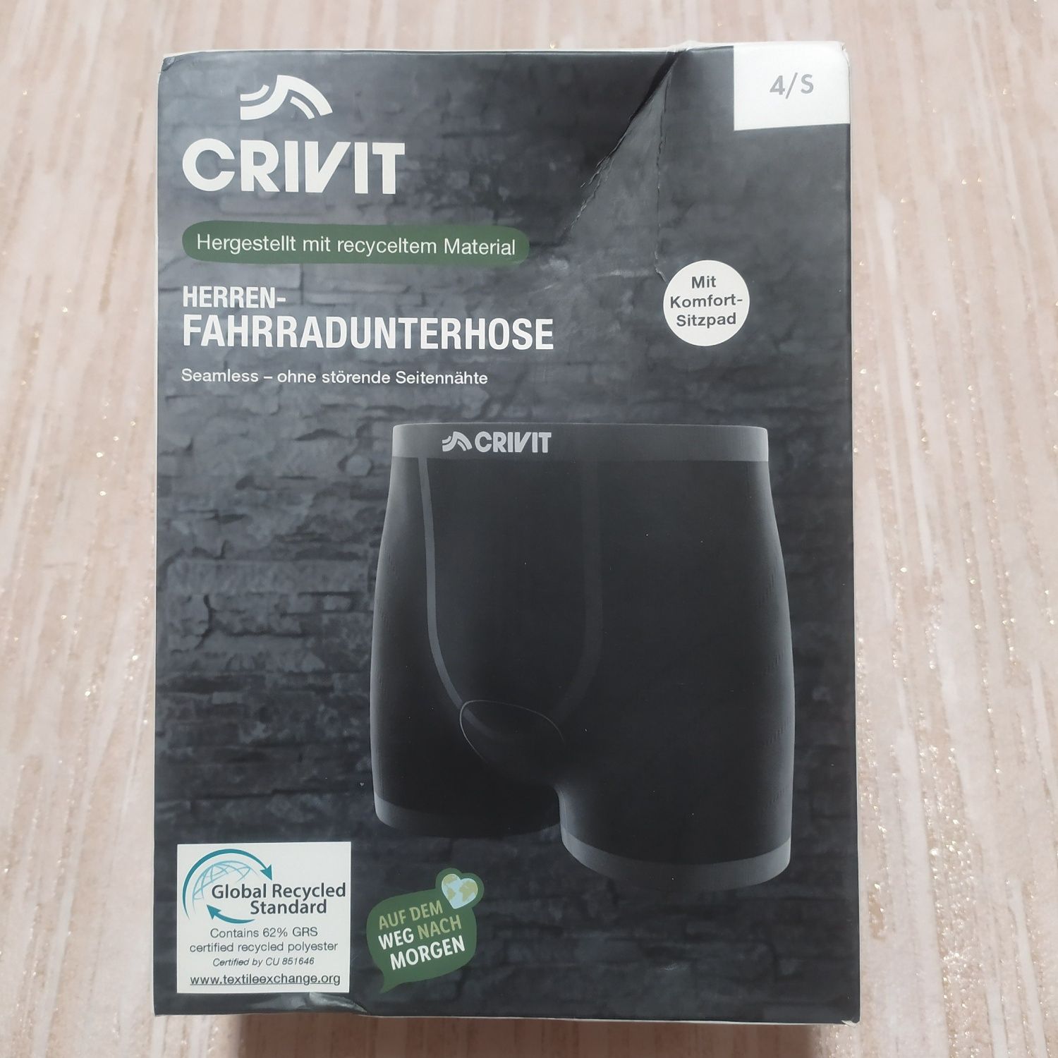 Чоловічі велотруси велошорти Crivit p.S велошорты велотрусы