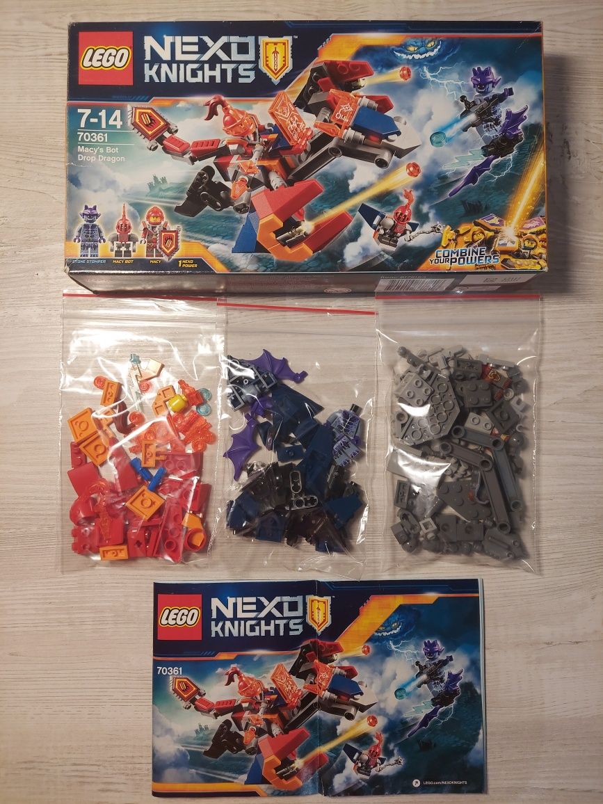 Конструктор LEGO NEXO Knights "Дракон мейсі", 153 деталі