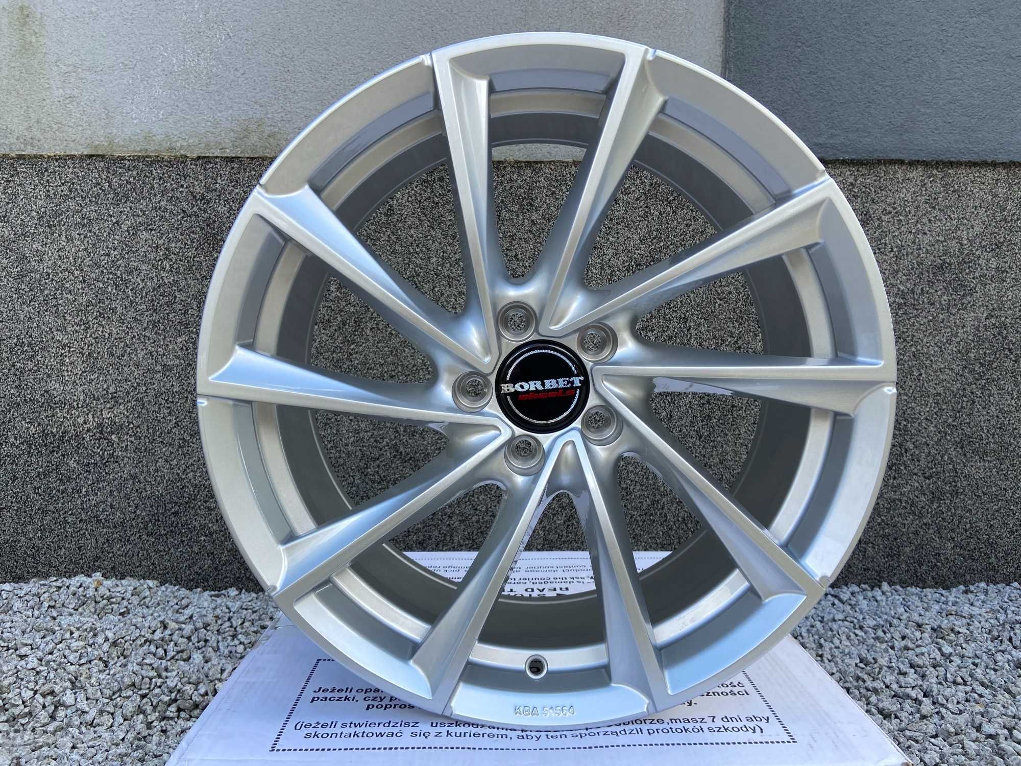 19 Felgi 5x112 ET47 Borbet V Audi VW SKODA SEAT BMW