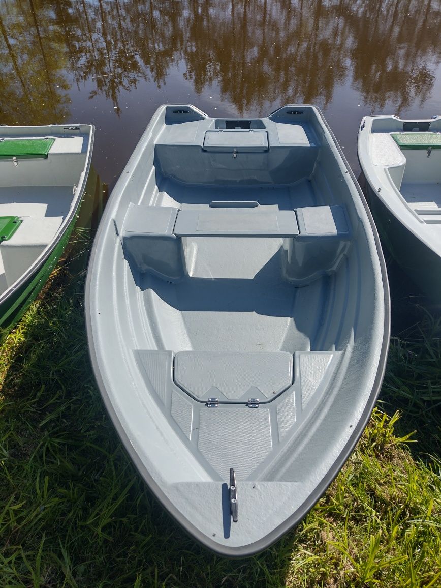Łódź łódka wędkarska rekreacyjna płaskodenna Aquatrail 380