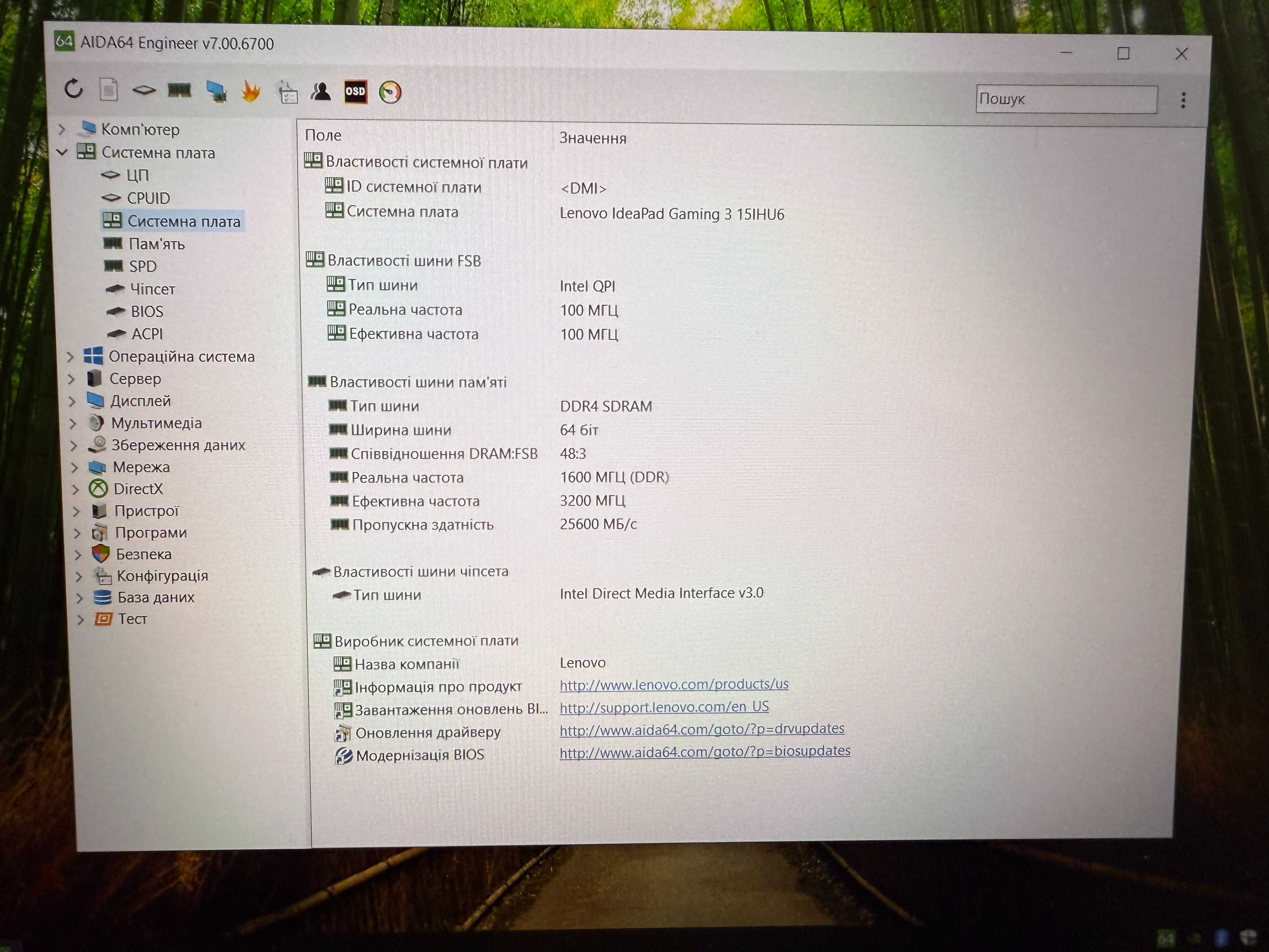 Ноутбук lenovo ideapad gaming 3 15ihu6