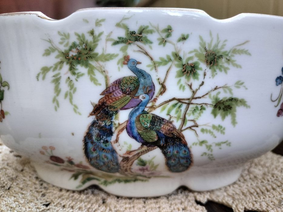 Салатница. Завод Пролетарий. Павлины.