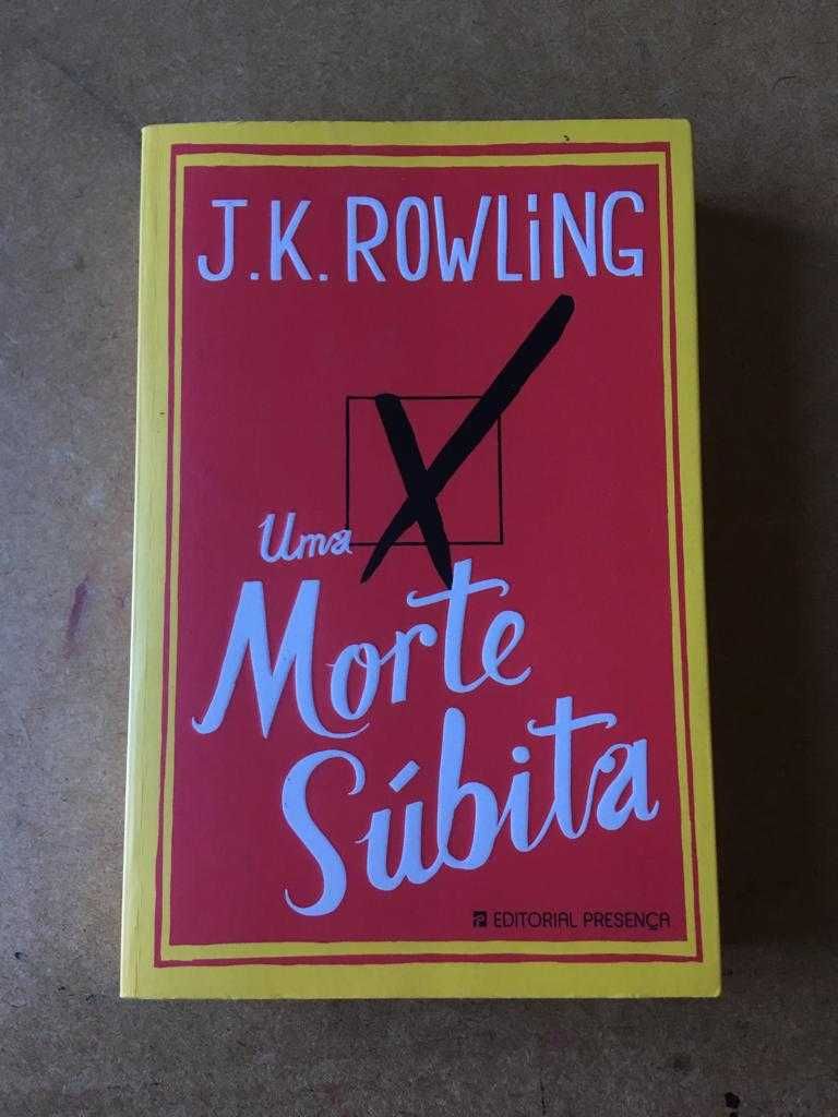 Livro "Uma Morte Súbita", de J.K.Rowling - 1ª Edição