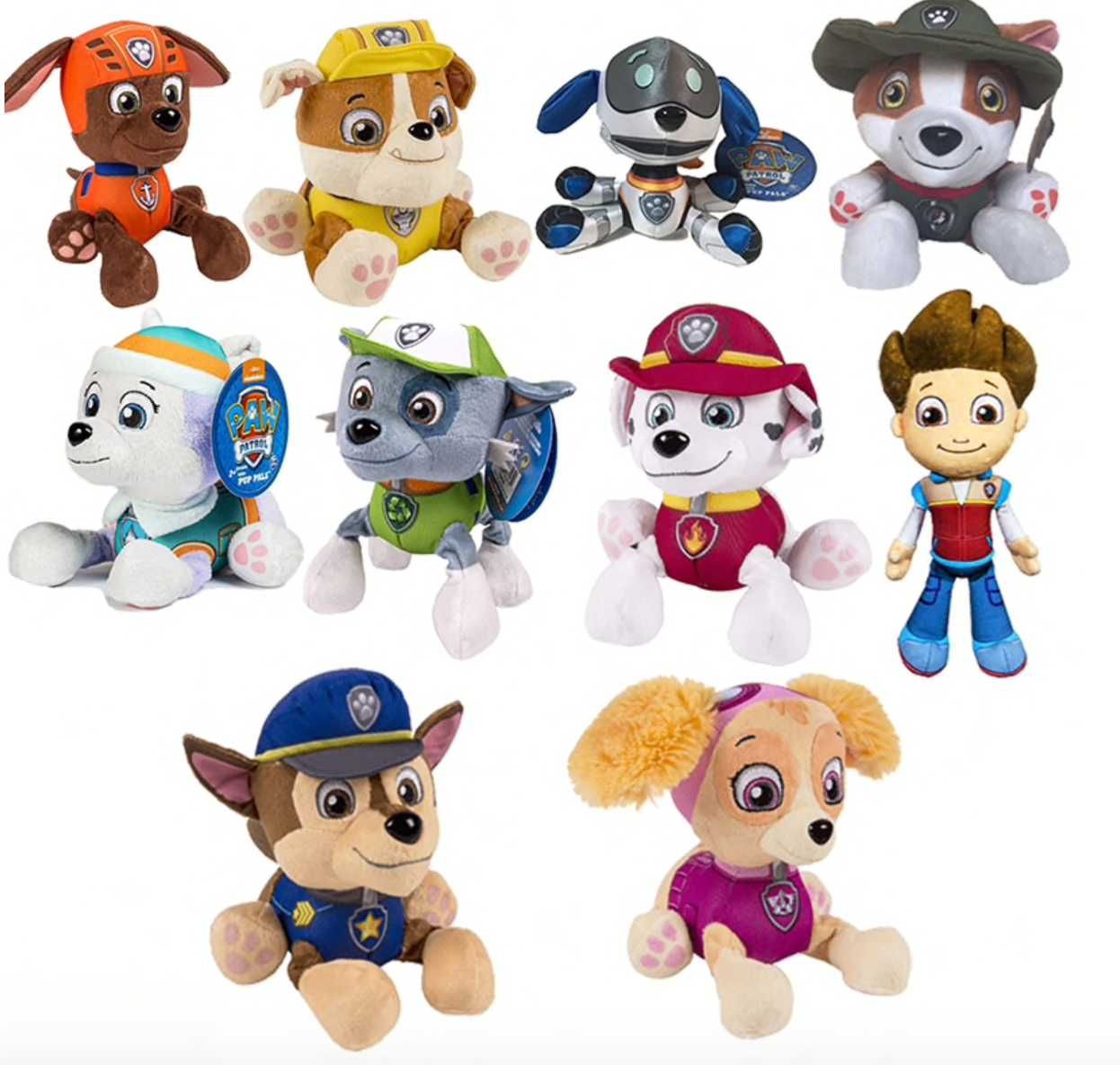 Maskotka ROCKY pluszak piesek zielony Psi Paw Patrol 20 cm