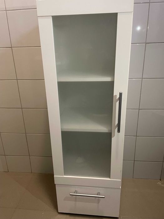 Móvel de WC Branco C/ prateleiras