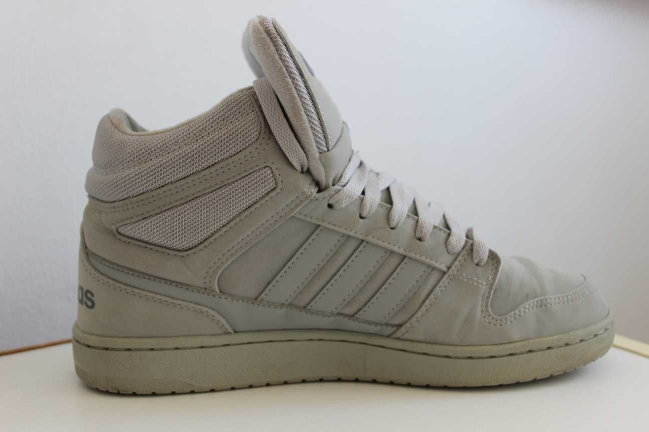 Adidas Dineties Neo High Popielate Szare Wysokie Jednokolorowe 42 26cm