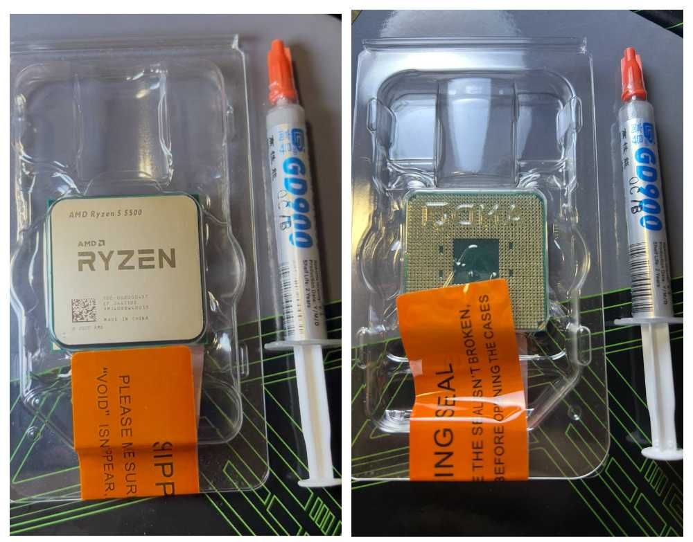 Комплект AM4 MACHINIST B450 White + Ryzen 5 5500 + Aigo ICE 400 SE