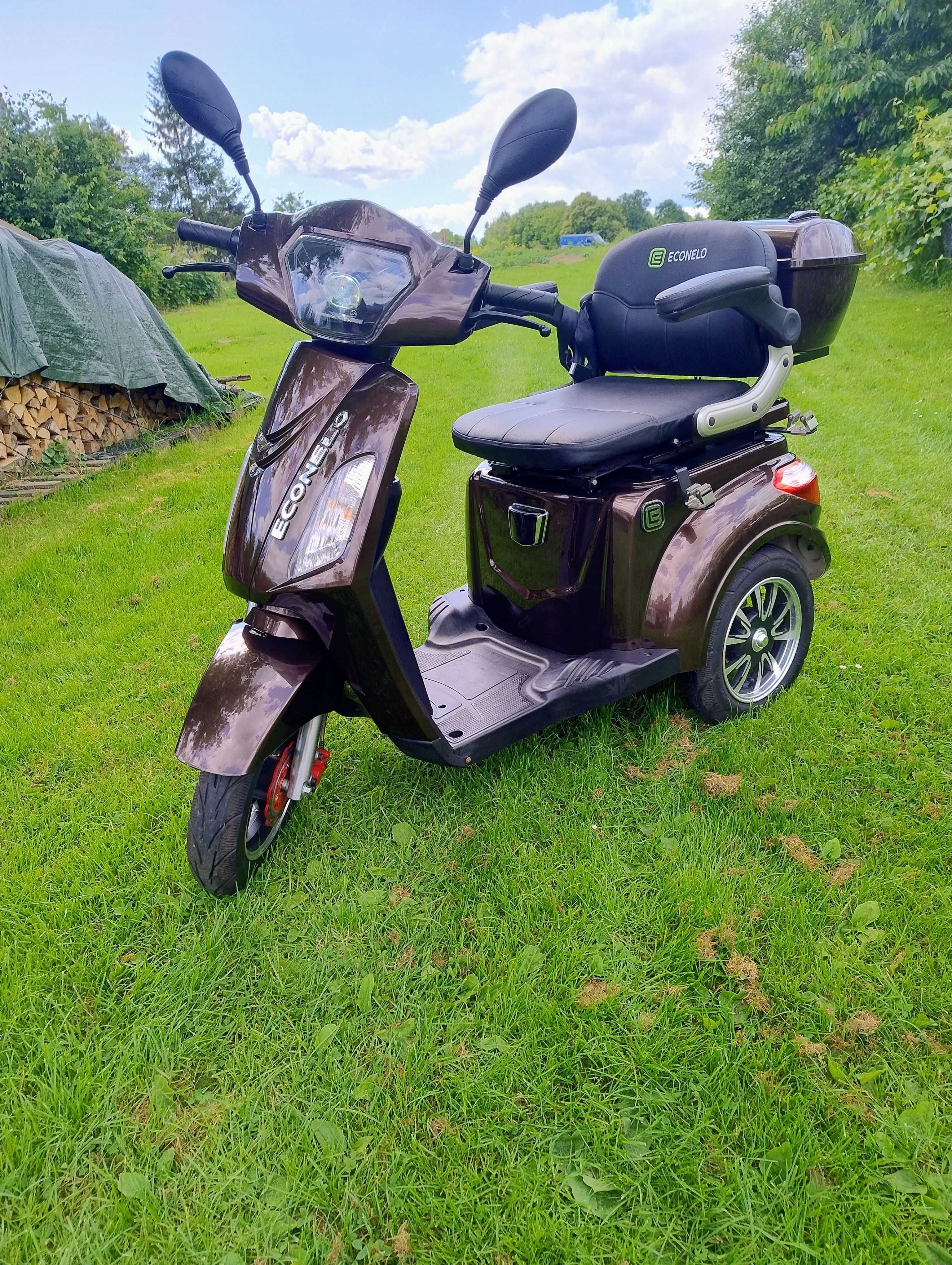 Skuter inwalidzki elektryczny trójkołowy wózek