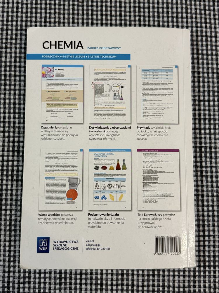 Podręcznik do chemii 2 WSIP, zakres podstawowy.