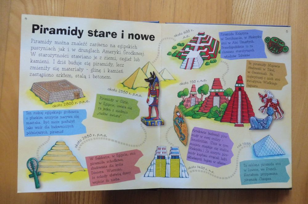 Piramidy książka dla dzieci