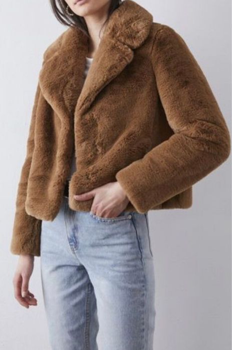 Шуба коричнева розмір s