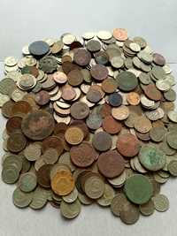 Монети різних періодів 630шт. Частина з копу. Ціна за всі. Торга нема