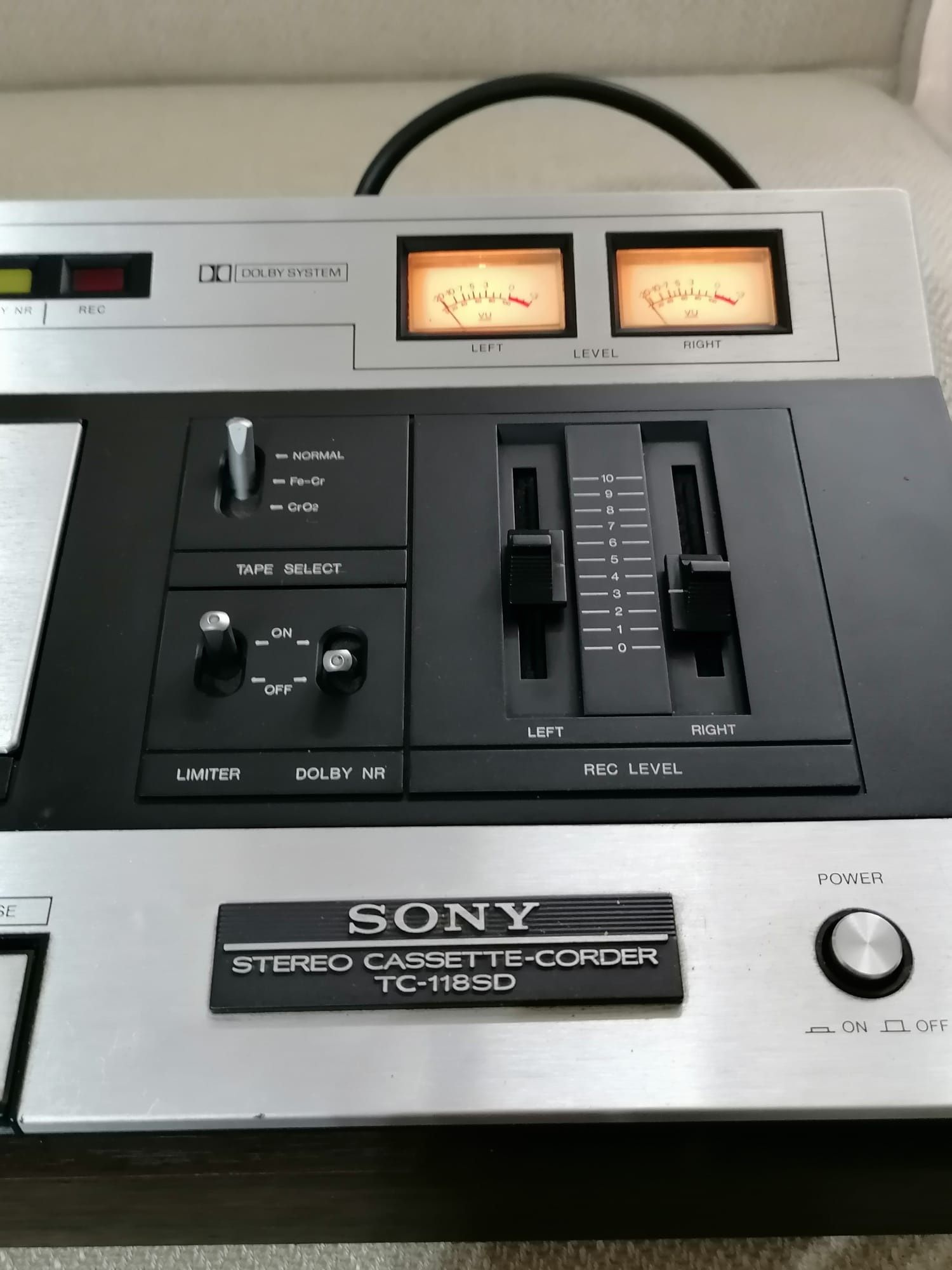 Sony tc 118sd  impecável