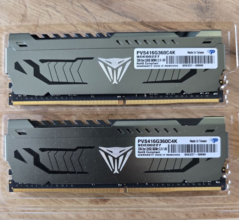 Pamięć RAM DDR4 Patriot 16GB (2x8GB) 3600Mhz CL14 najszybsze