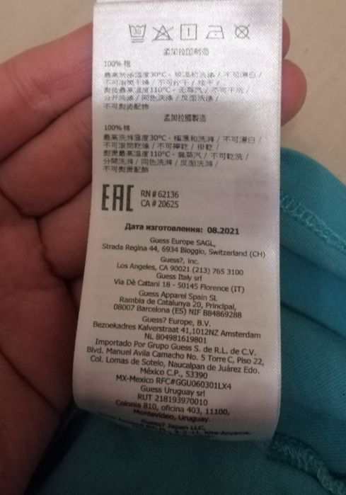 Фирменная футболка Guess Оригинал