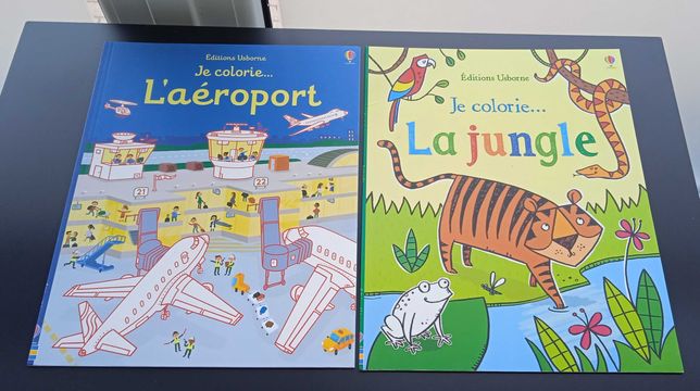 Książki kolorowanki w języku francuskim po francusku książeczki FRENCH