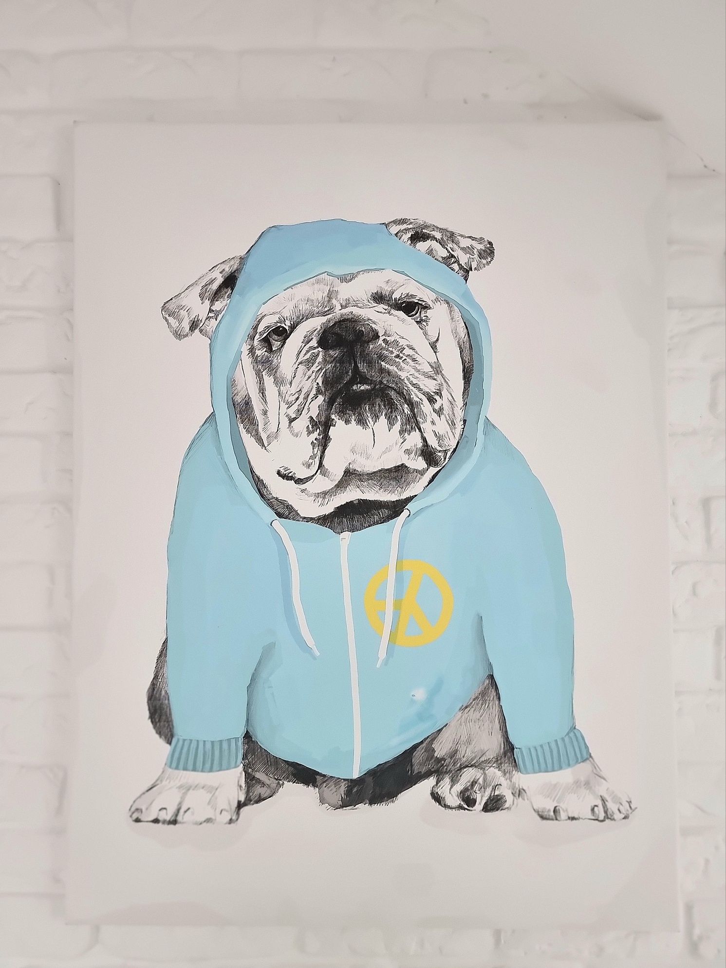 Obraz buldog angielski