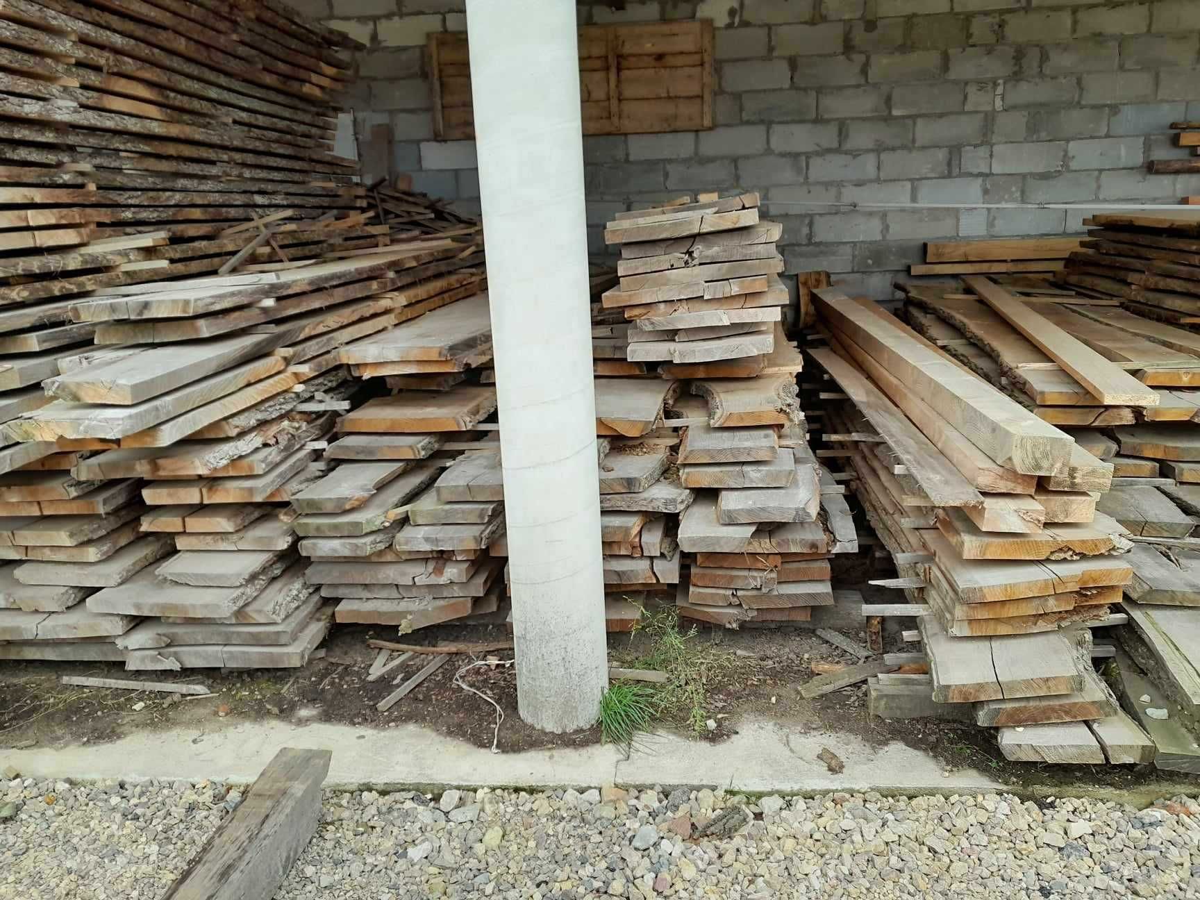 Sprzedam deski dębowo jesionowe