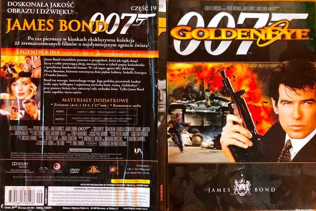 DVD filmy 007 BOND -wersja zremasterowana, lektor polski+ napisy
