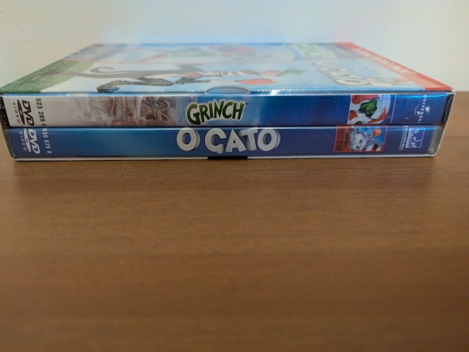 DVD NOVO e SELADO - PACK Dr. Seuss " Grinch + O Gato "