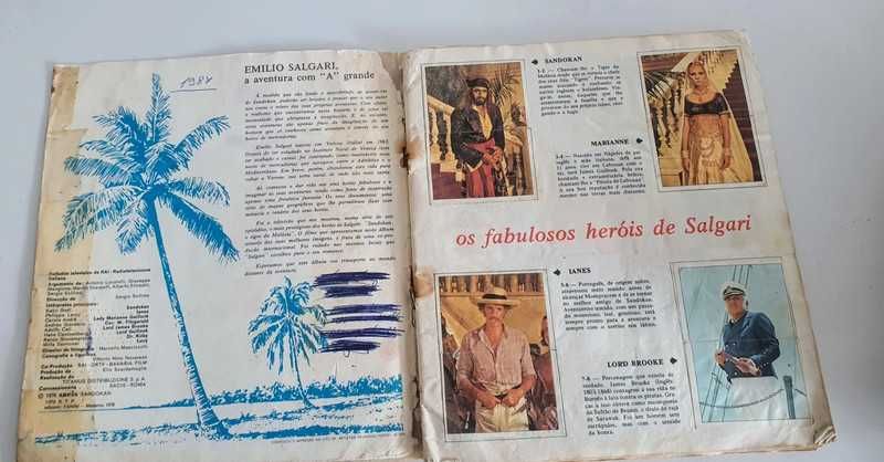 Sandokan caderneta de cromos