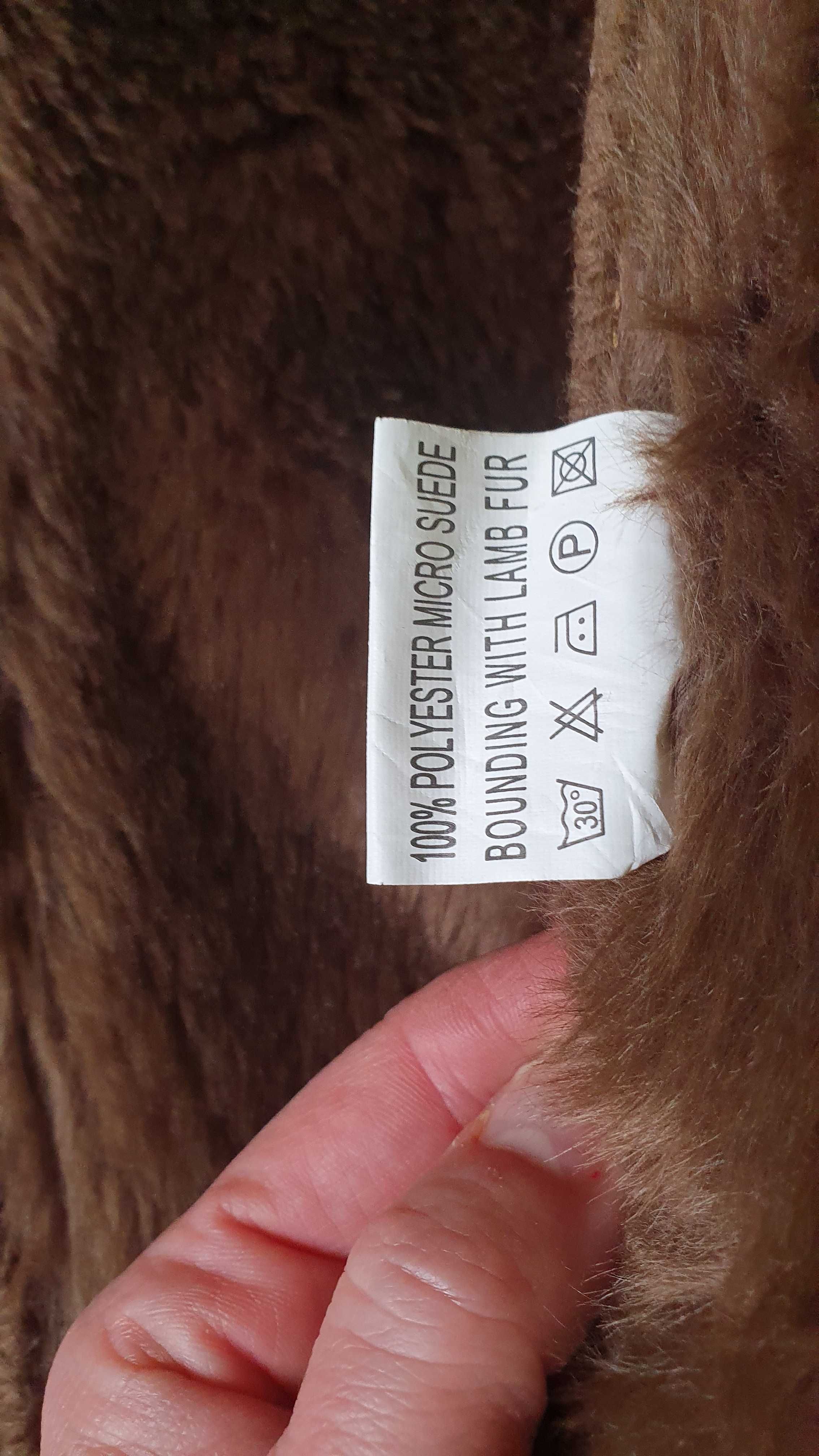 Kożuszek damski brązowy XXL-5XL