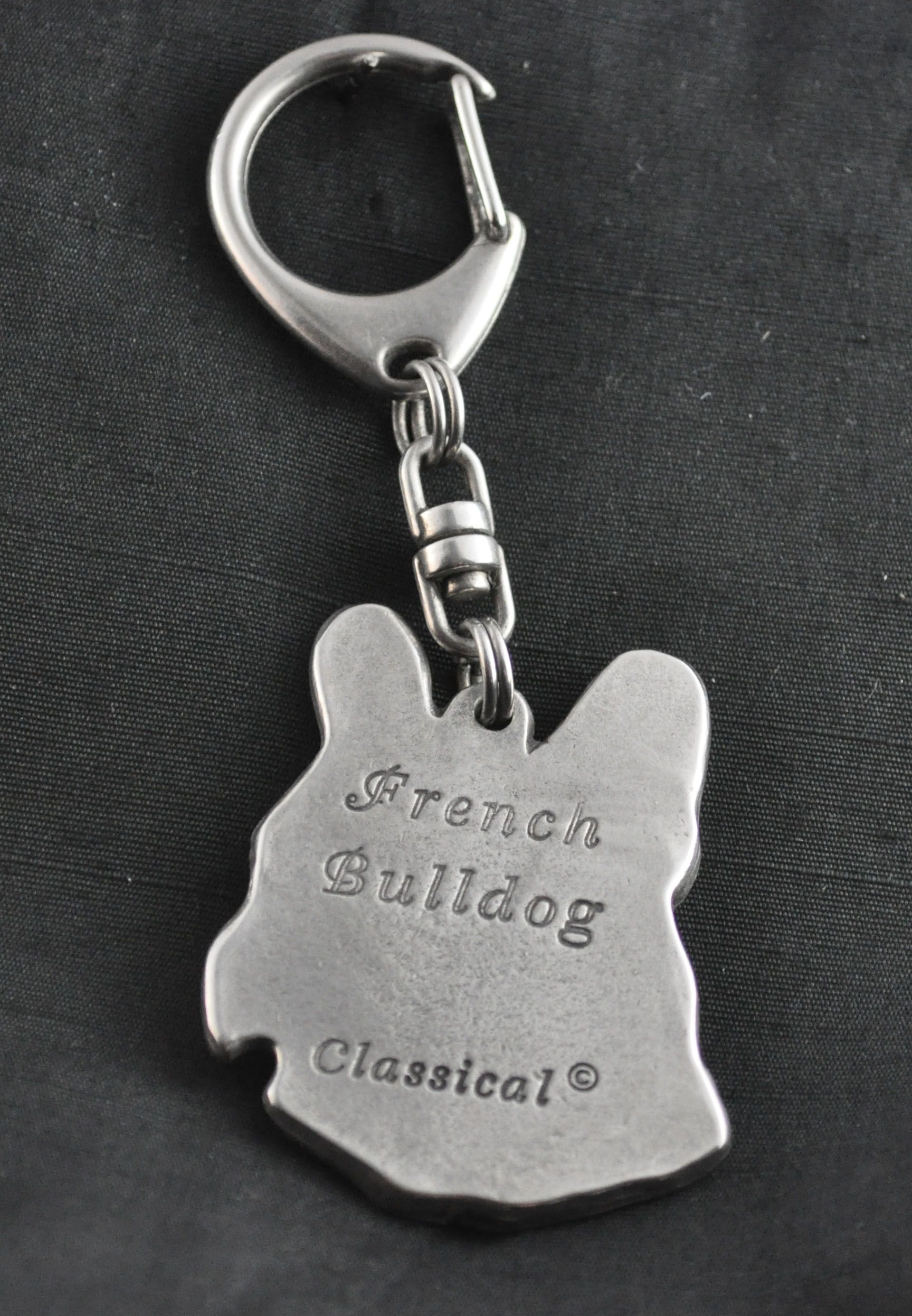Buldog francuski I brelok posrebrzany Art-Dog
