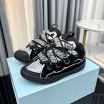 (БЕЗ ПЕРЕДОПЛАТИ) Lanvin Curb Sneakers ланвін карб снікерс чорні опіум