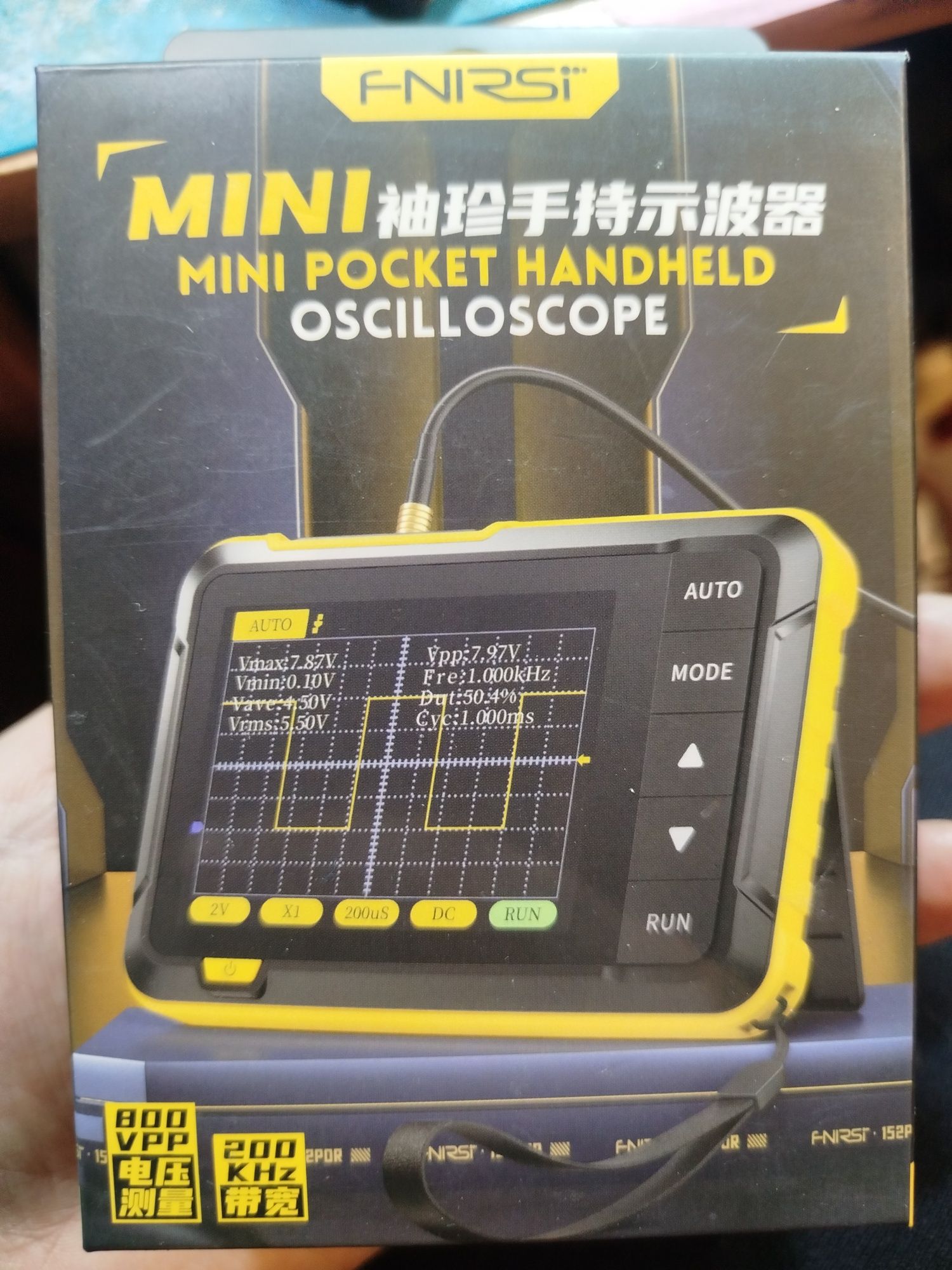 Осциллограф FNIRSI DSO152 Mini Pocket Handheld.