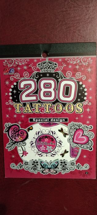 Zestaw zmywalnych tatuaży