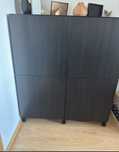 Aparador Ikea Besta Preto