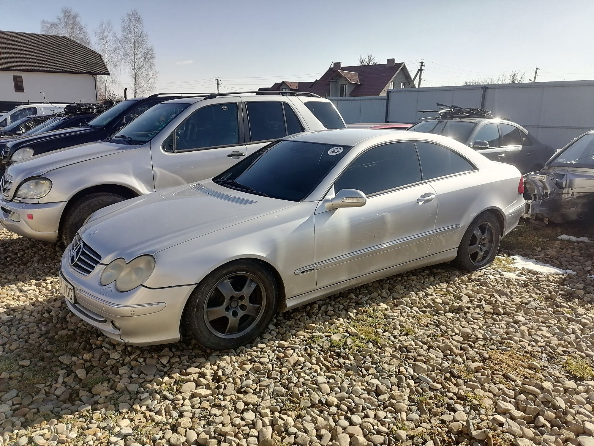 Комплект бампер капот дверка чверть лонжерон Мерседес CLK w209