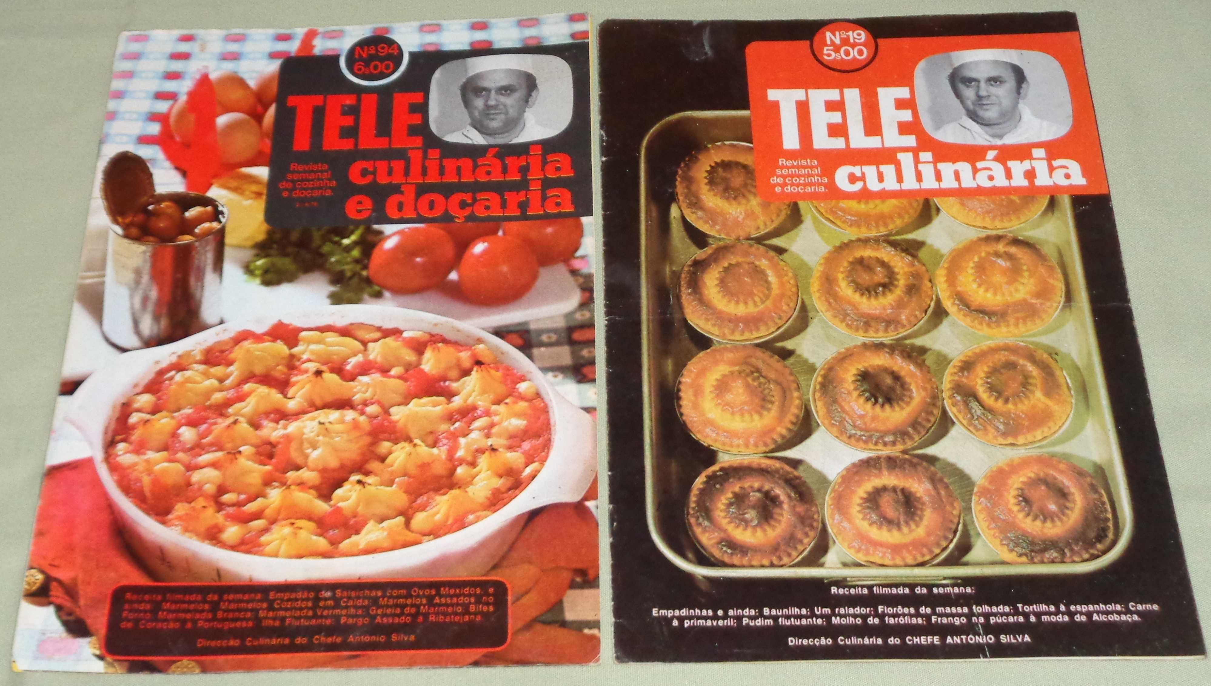 Conjunto de 12 revistas Teleculinária (11 normais e 1 especial)