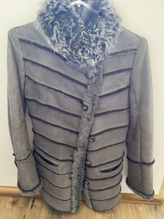 Жіноча дублянка натуральна шкіряна