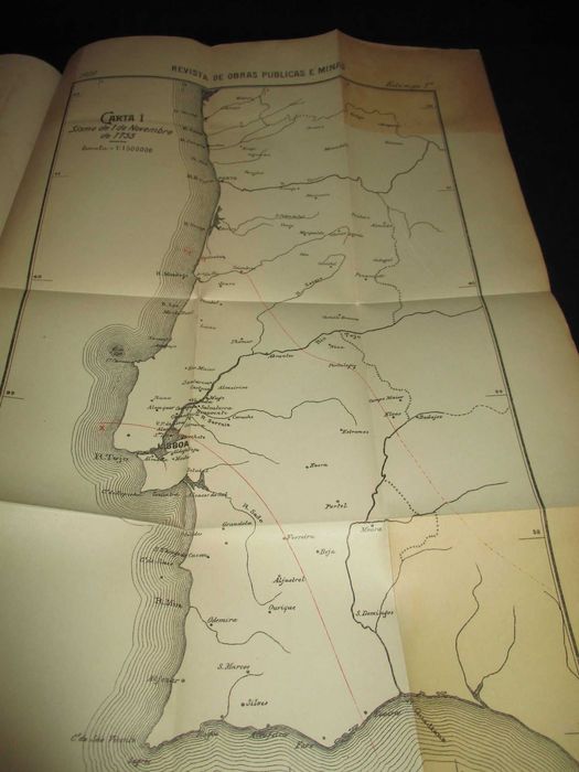 Livro Estudo dos Tremores de Terra em Portugal Ferreira Diniz 1910