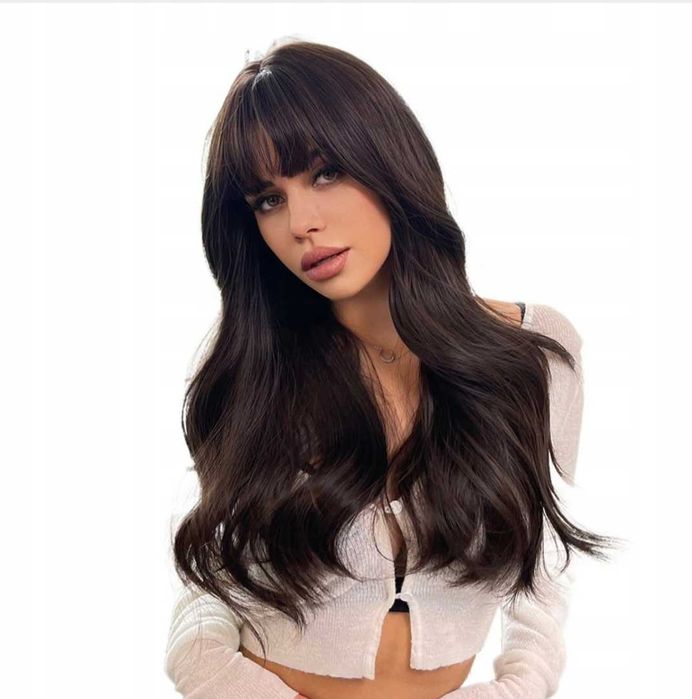 Peruka długa falowana syntetyczna