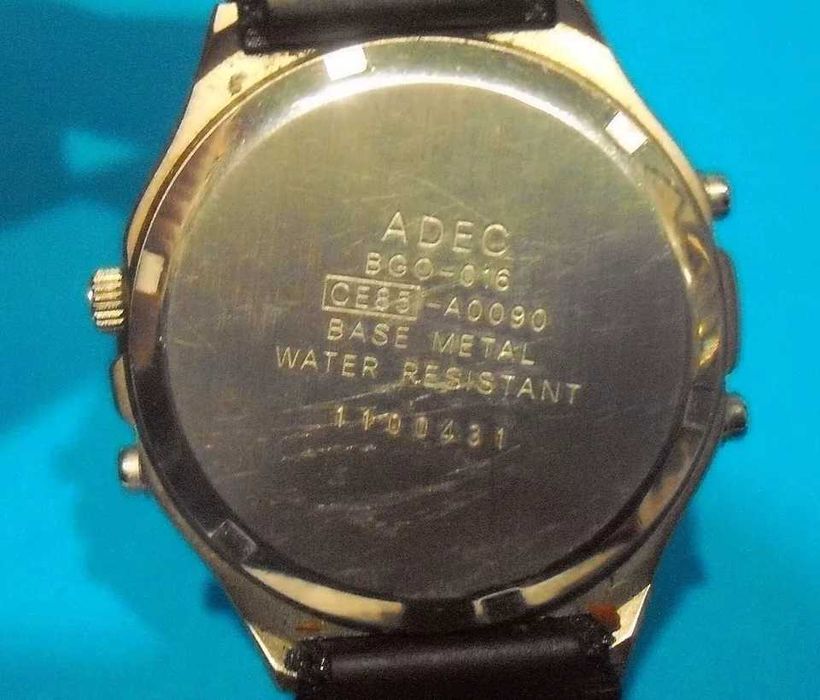 Adec by Citizen Chronograph Watch, Rare Citizen Chronograph 1990s