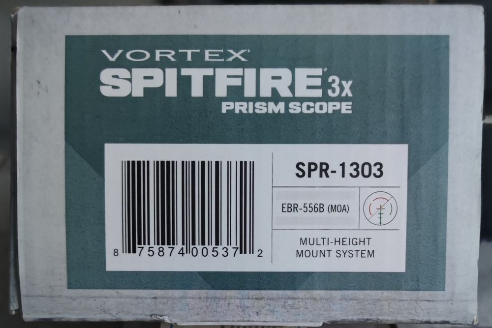 Приціл VORTEX SPITFIRE 3X prism scope НОВИЙ (Оригінал)