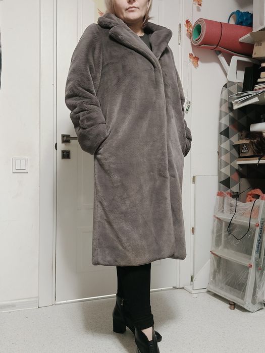 Красива шуба з екохутра