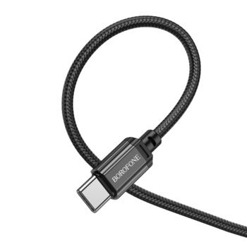 Borofone Kabel BX87 Sharp - Typ C na Typ C - PD 60W 1 metr czarny