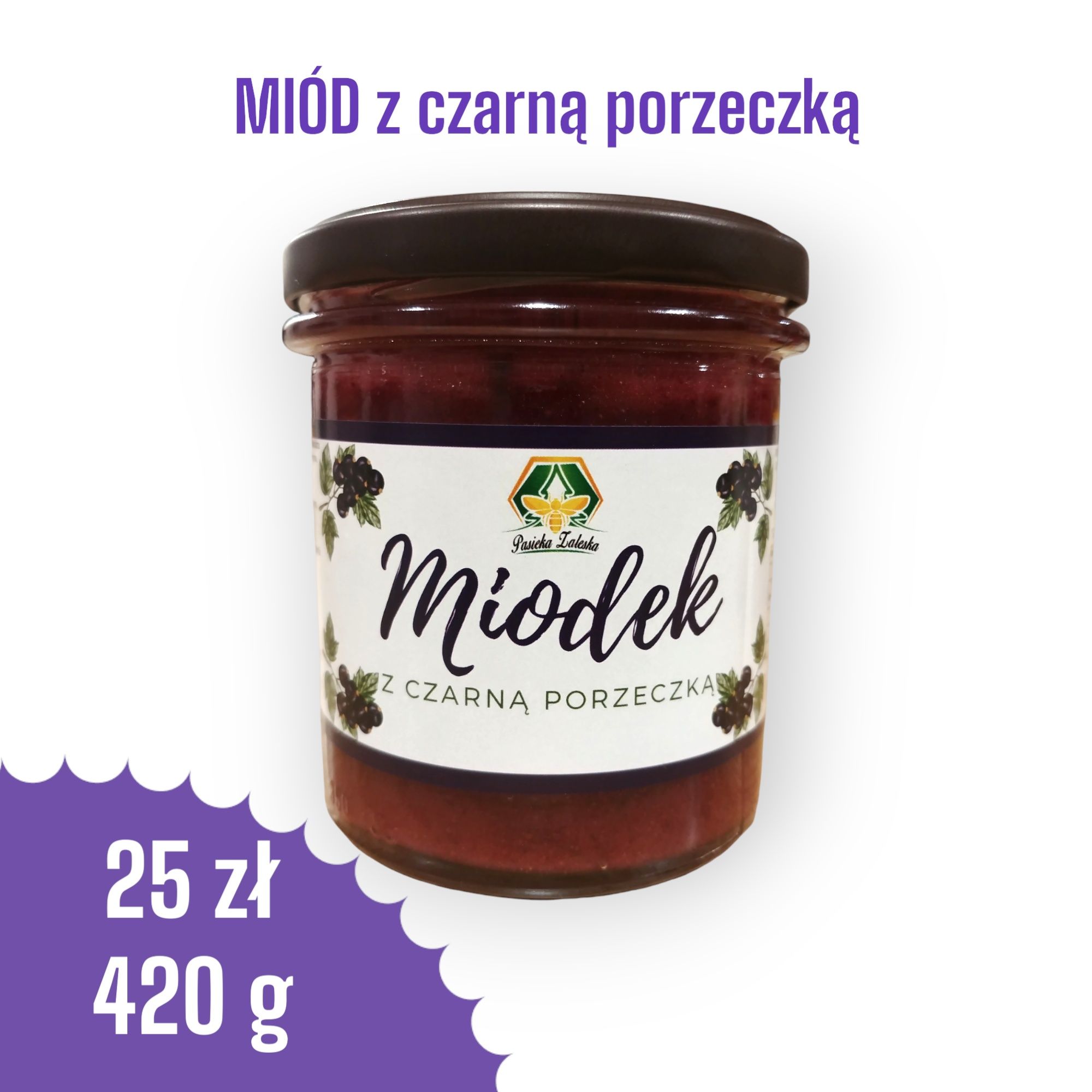 MIÓD z dodatkami, Malina, Cytryna, Porzeczka, KAKAO, Pigwowiec