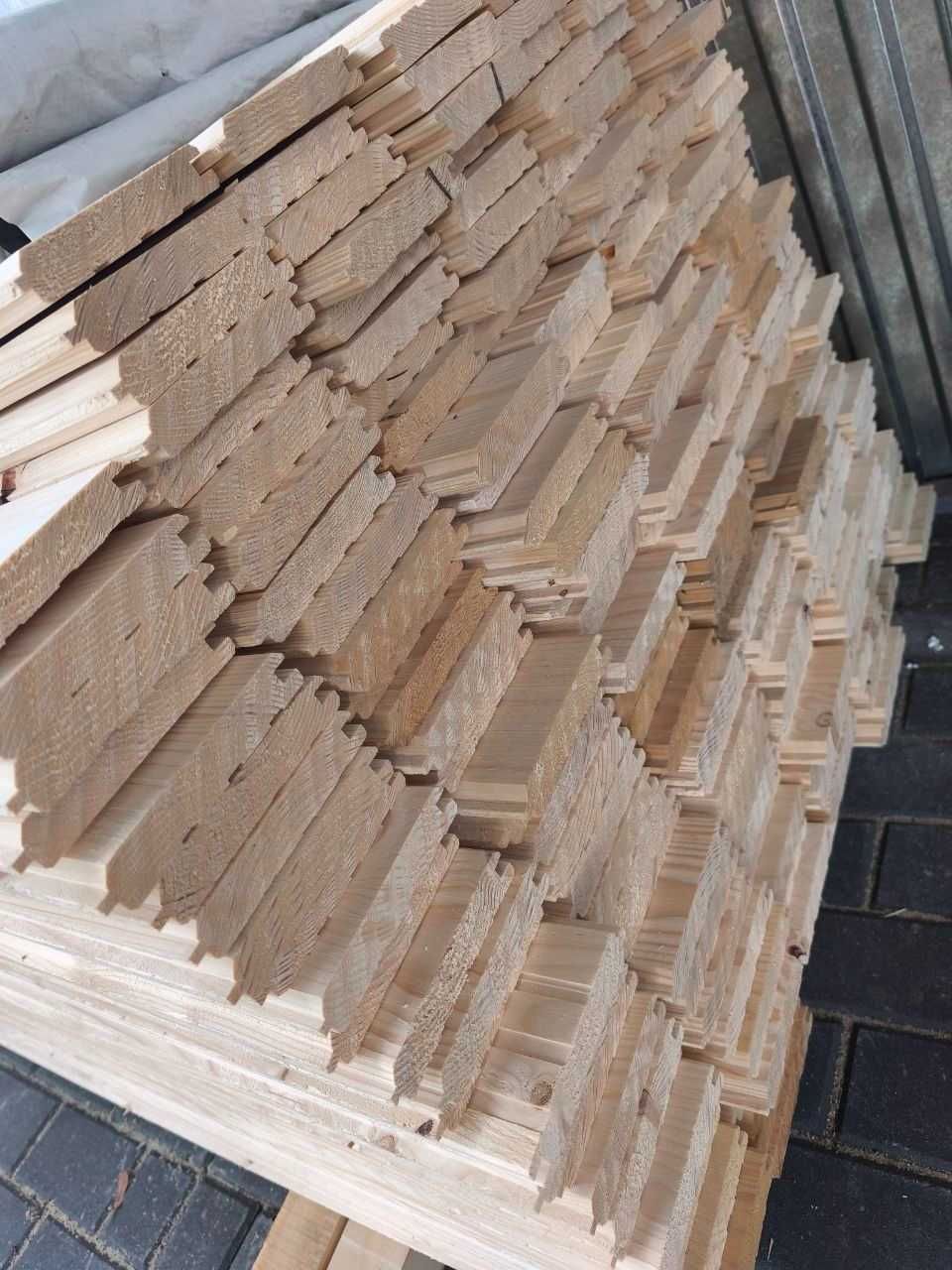 Deska Elewacyjna, szalówka, podbitka, boazeria, suszona 22mmx125mm