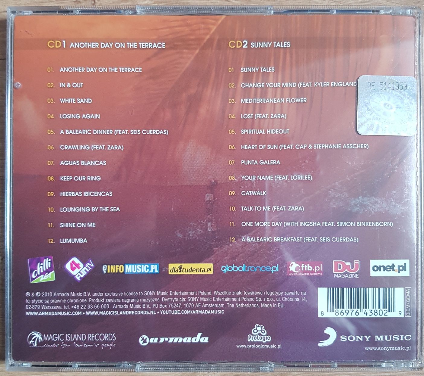 Sunlounger The Downtempo Edition by Roger Shah cd oryginalne