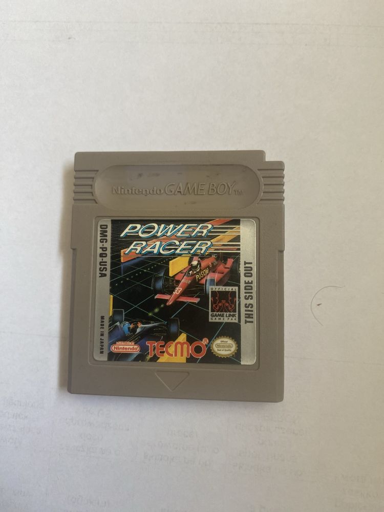 Gra nintendo Game Boy Power Racer classic