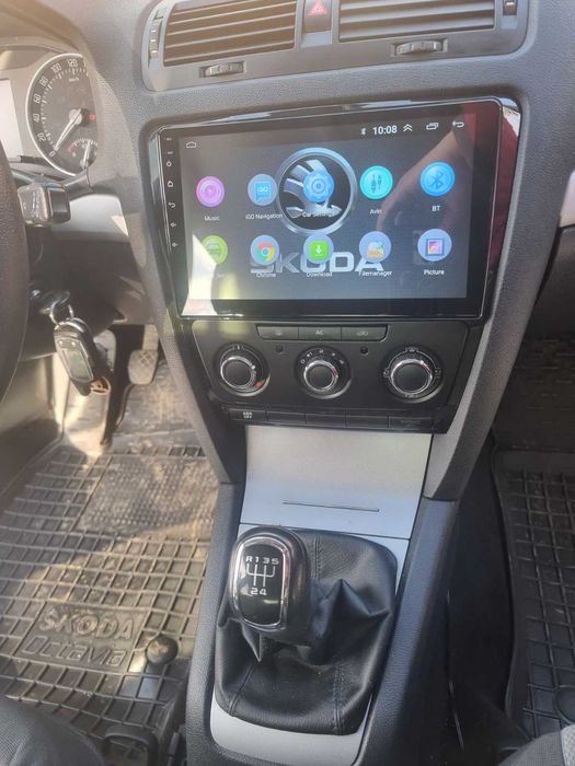 Магнітола Mekede 2/32 для Skoda Octavia A5 CarPlay USB GPS Октавіа