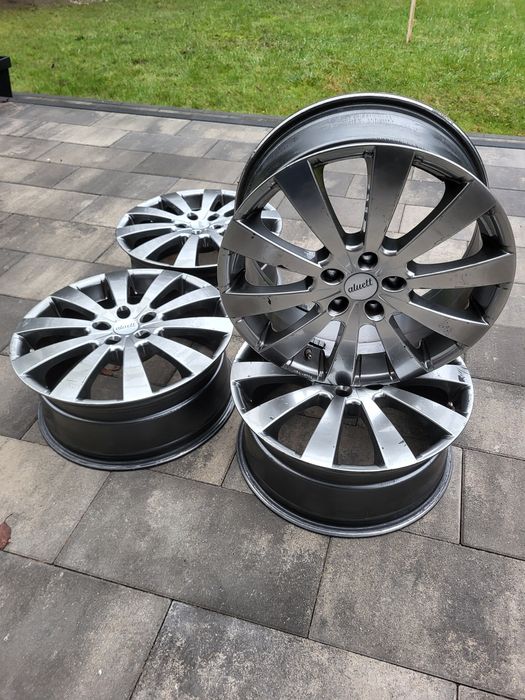 Alufelgi Aluett 5×112 R18 Volkswagen Audi  Skoda Seat Mercedes 4 szt