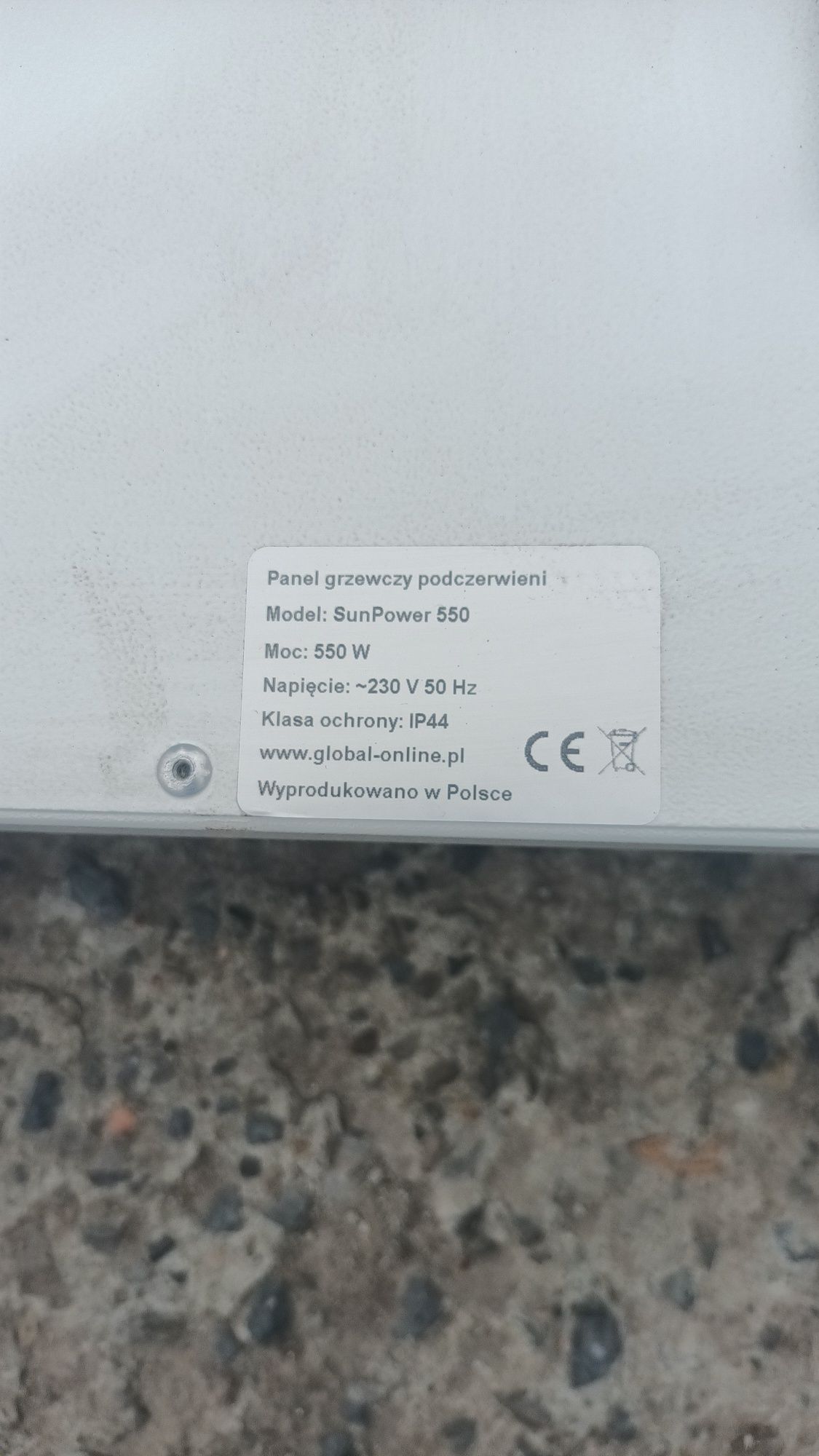 Panel grzewczy podczerwieni