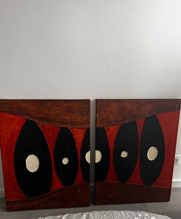 Quadros em tela (conjunto)